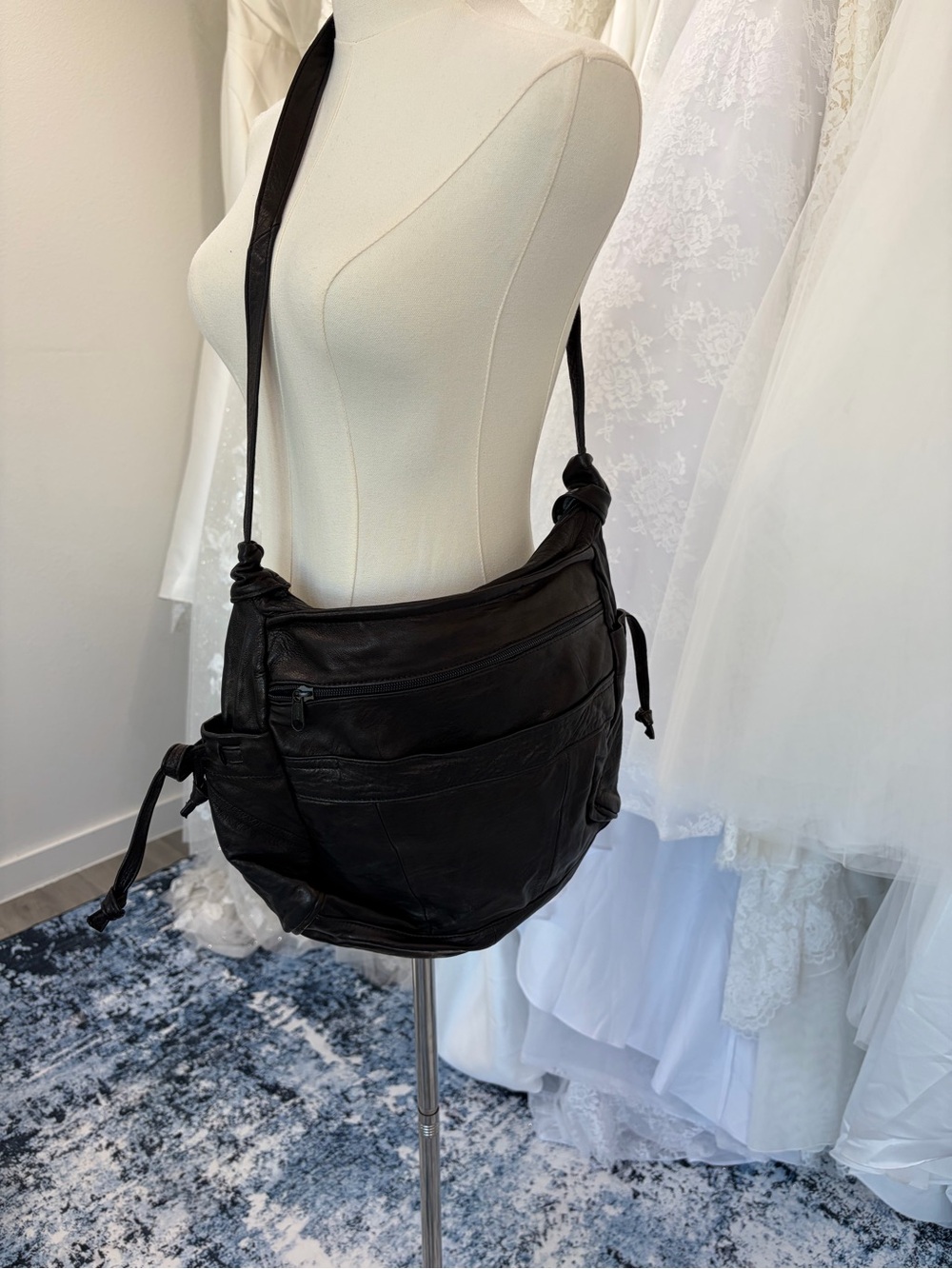 Genuine Leather Fall Slouchy Bag